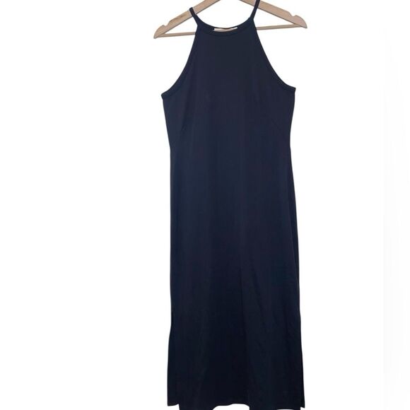 JOIE Agna B Midi Cotton Dress in Caviar - Picture 4 of 8